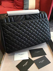 YSL ENVELOPE Satchel Large Black 5118 31cm - 6