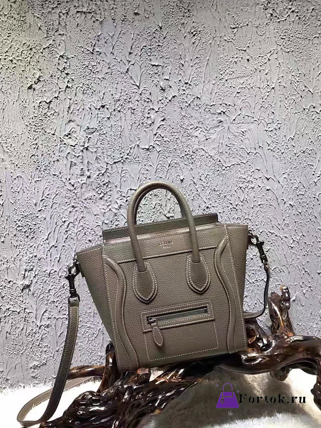 Celine Nano Luggage  Leather Shoulder Bag Z1010 20cm  - 1