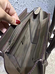Celine Nano Luggage  Leather Shoulder Bag Z1010 20cm  - 3