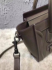 Celine Nano Luggage  Leather Shoulder Bag Z1010 20cm  - 4