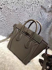 Celine Nano Luggage  Leather Shoulder Bag Z1010 20cm  - 5