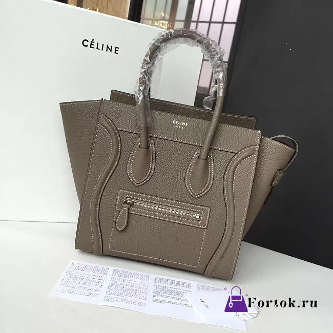 Celine Leather Micro Luggage Z1041 26cm - 1