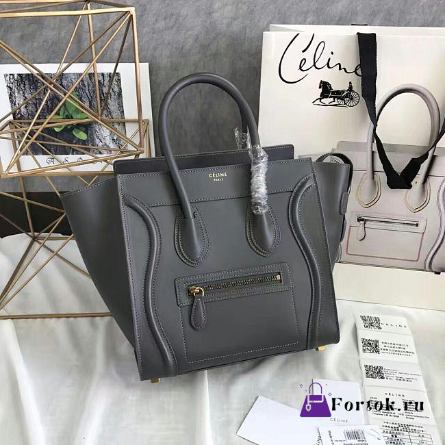 Celine Leather Micro Luggage Z1047 28cm - 1