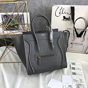 Celine Leather Micro Luggage Z1047 28cm - 1