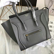 Celine Leather Micro Luggage Z1047 28cm - 6