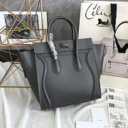 Celine Leather Micro Luggage Z1047 28cm - 4