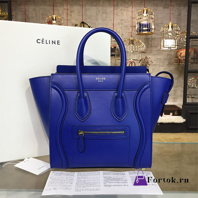 Celine Leather Micro Luggage Z1087 28.5cm - 1