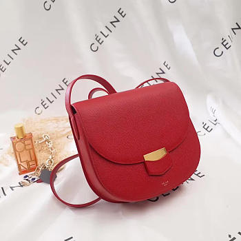 Celine Leather Compact Trotteur Z1121 19cm 