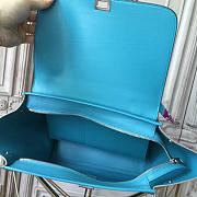 Celine Trapeze Leather Handbag Z1224 26cm  - 6