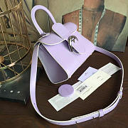 Delvaux Mini Brillant Satchel Lavender 1504 20cm - 3