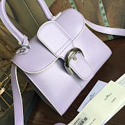 Delvaux Mini Brillant Satchel Lavender 1504 20cm - 6