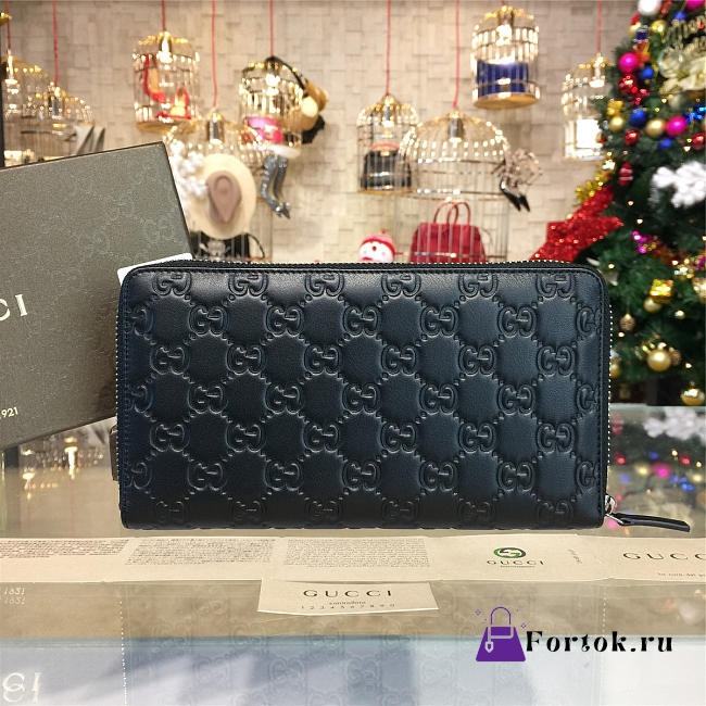 Gucci GG Leather Wallet 19cm - 1