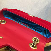 Gucci GG Velvet Leather Marmont 2257 22cm - 2
