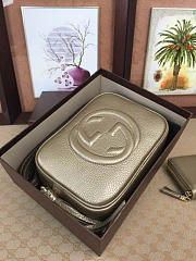 Gucci Soho Disco Leather Bag Golden Z2361 21cm - 6