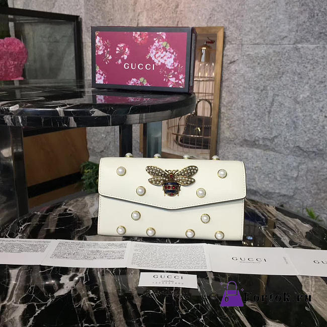 Gucci Wallet White 2516 - 1