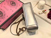 Gucci Marmont Bag Silver 2641 26cm - 4
