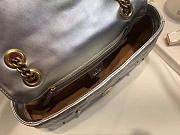 Gucci Marmont Bag Silver 2641 26cm - 3