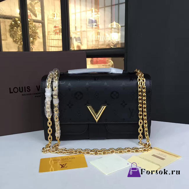 Louis Vuitton VERY CHAIN  Black 3041 - 1