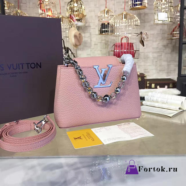 Louis Vuitton CAPUCINES BB PINK M52451 - 1