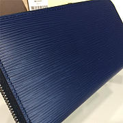 LOUIS VUITTON ZIPPY wallet  Indigo 3169 - 5