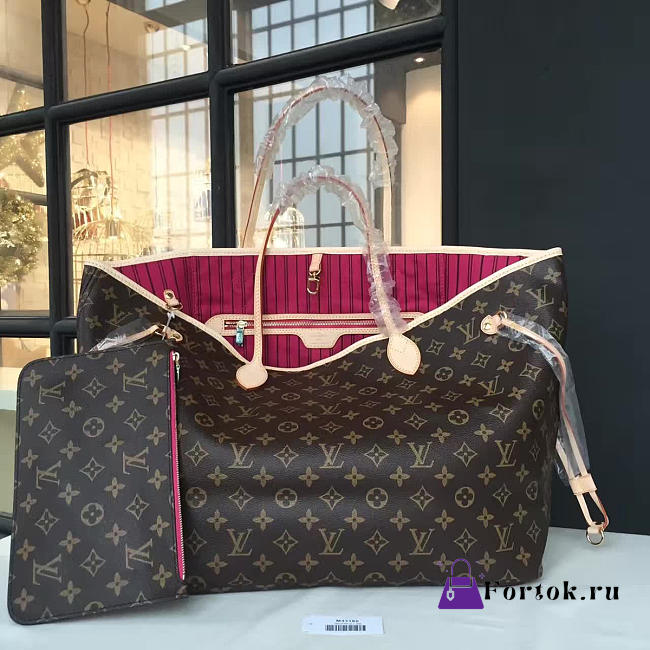 Louis Vuitton NEVERFULL GM Pivoine 3301 40cm  - 1