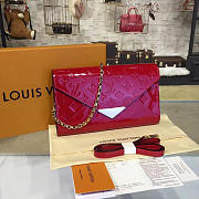 Louis Vuitton Monogram Vernis Mira Chain Wallet cherry 3330 - 1