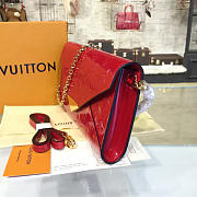 Louis Vuitton Monogram Vernis Mira Chain Wallet cherry 3330 - 3