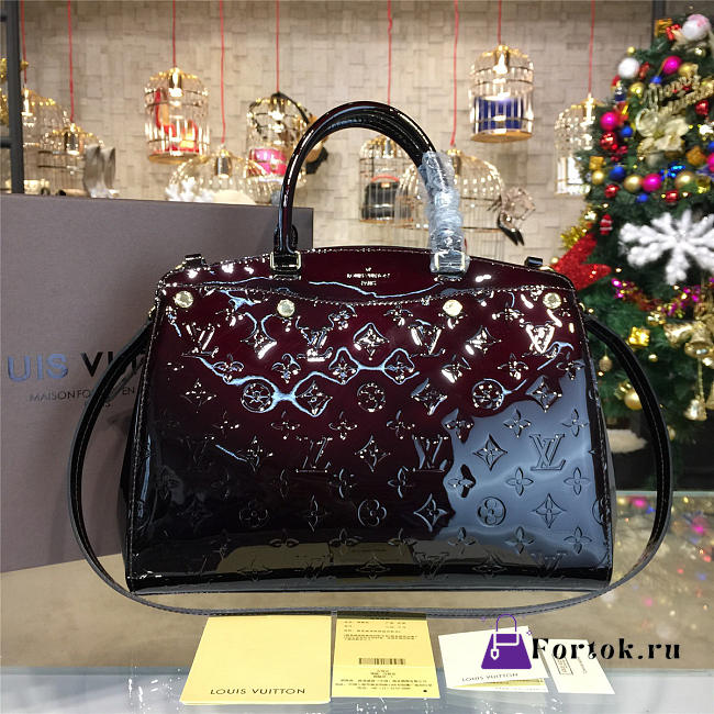 LOUIS VUITTON BREA MM Monogram Vernis Leathe 3485 - 1