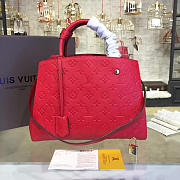 Louis Vuitton MONTAIGNE MM CHERRY 3576 33cm - 1