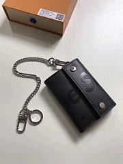 Louis Vuitton Supreme Key wallet noir 3800 12m - 6