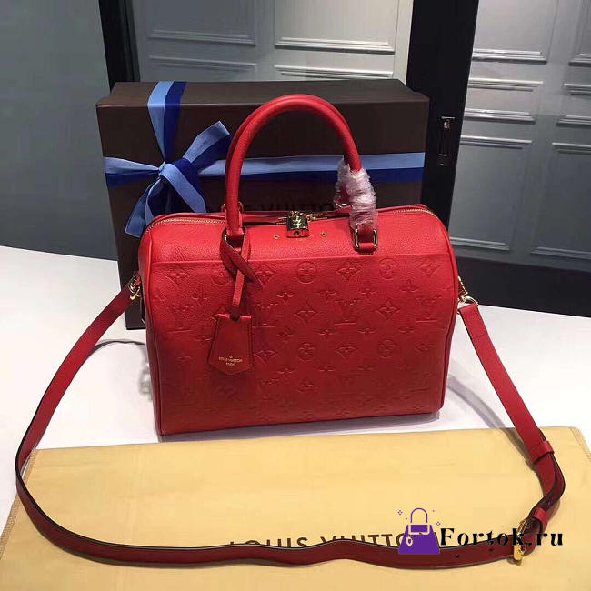 LOUIS VUITTON SPEEDY Cherry 3814 25cm  - 1