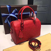 LOUIS VUITTON SPEEDY Cherry 3814 25cm  - 5