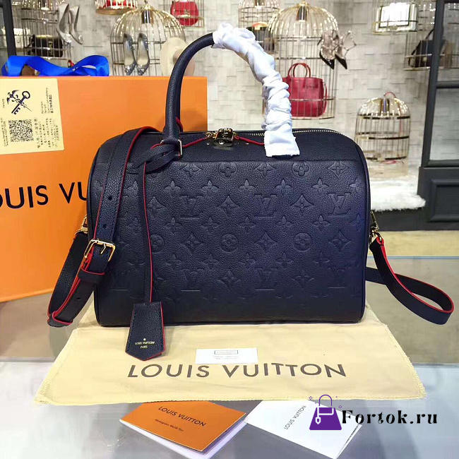 LOUIS VUITTON SPEEDY Marine Rouge 3815 30cm - 1