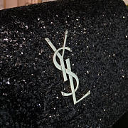 YSL Shoulder Bag Black 4728 22cm - 2