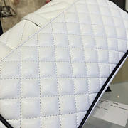 YSL ENVELOPE SATCHEL White 4806 24cm  - 5