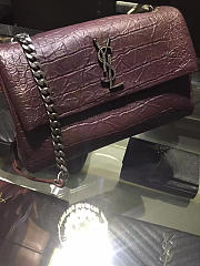 YSL Medium WEST HOLLYWOOD Red Wine 28cm  - 1