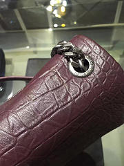 YSL Medium WEST HOLLYWOOD Red Wine 28cm  - 5