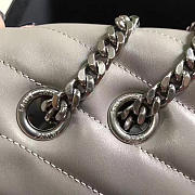 YSL Medium LOULOU Bag Gray 30cm  - 2