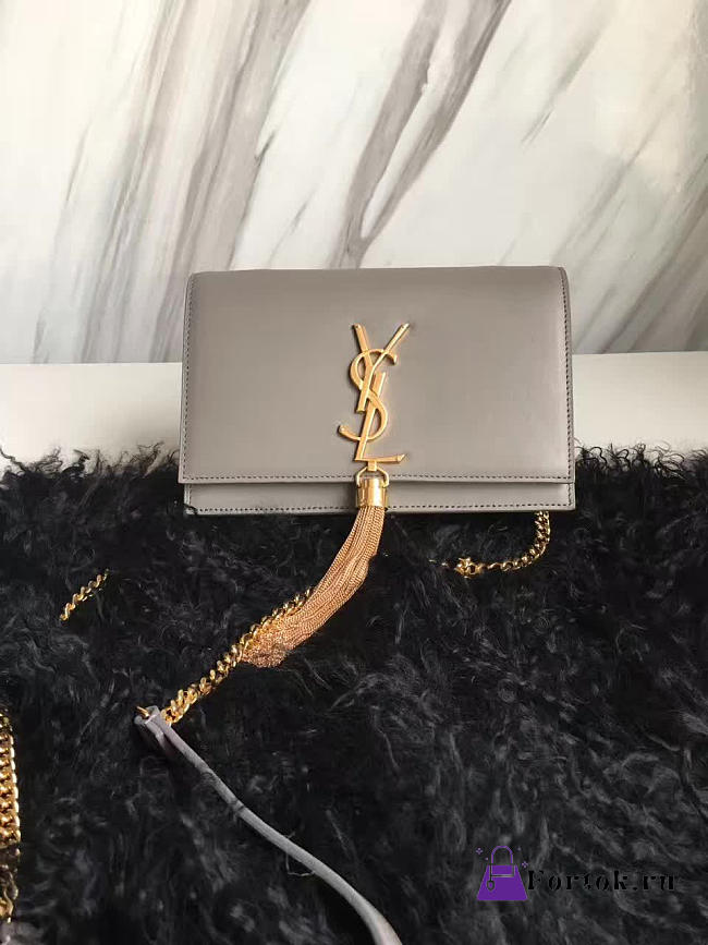 YSL MONOGRAM KATE BAG WITH LEATHER TASSEL 4995 19cm - 1