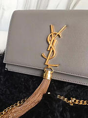 YSL MONOGRAM KATE BAG WITH LEATHER TASSEL 4995 19cm - 2