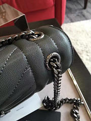 YSL ENVELOP Satchel Large Green 5126 24cm - 4