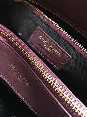 YSL Classic Shopper Red Wine 5138 35cm - 6