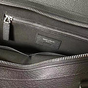 YSL Cabas Rive Gauche Gain Poudre Embossed Leather 5142 30cm - 6