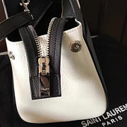 YSL Cabas Rive Gauche Gain Poudre Embossed Leather 5142 30cm - 4