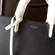 YSL Cabas Rive Gauche Gain Poudre Embossed Leather 5142 30cm - 2