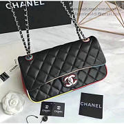 Chanel Black Multicolor Small Flap Bag A150301 23cm - 4