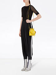 Fendi Mini Leather Mon Tresor Bucket Bag 19cm - 3