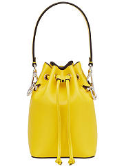 Fendi Mini Leather Mon Tresor Bucket Bag 19cm - 6