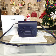 Celine Leather Shoulder Bag Z956 17.5cm  - 1