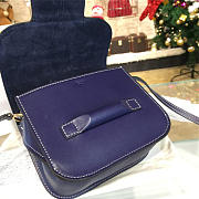 Celine Leather Shoulder Bag Z956 17.5cm  - 5